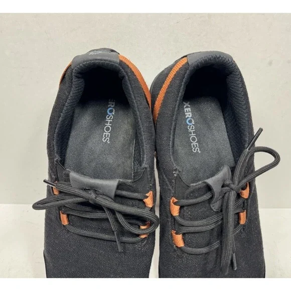 Xero Hana Hemp Barefoot Shoes Men's Sz 9 Black Canvas Minimalist Lightweight - Picture 8 of 8